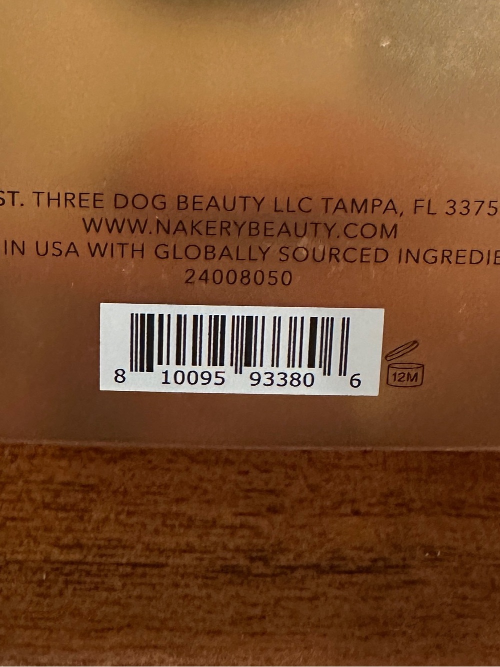Nakery Beauty Night Lift Repair Cream - Gold - Picture 2 of 4